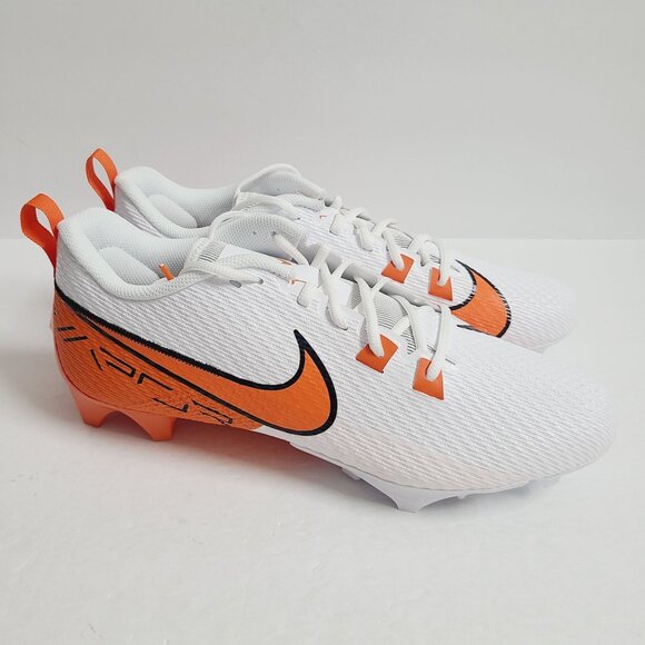 NEW Nike Vapor Edge Speed 360 2 Football Cleats FQ4045-100 Size  13 White Orange main image 7